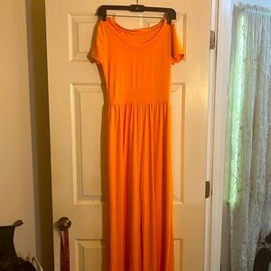Wide Leg Orange Jumpsuit! Never Worn